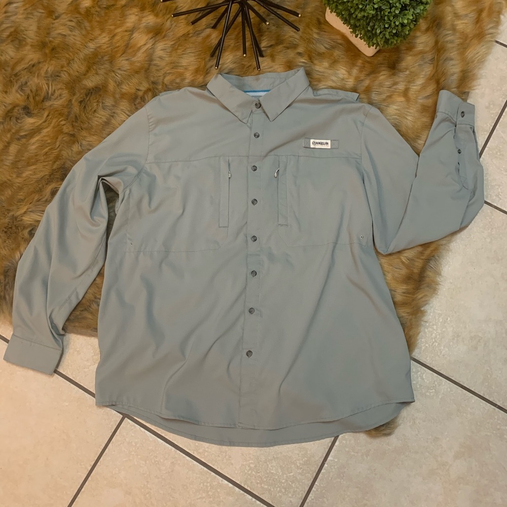 Magellan Outdoors Men's Long Sleeve Fishing Shirt